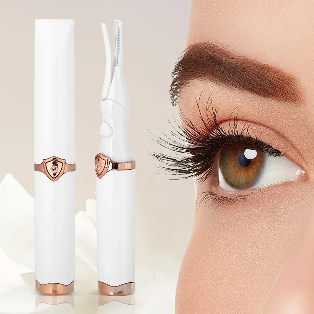 Heated Eyelash Curler 2 Heating Modes Quick Heating Natural Curl Eyelash Curler Long Lasting for Quick Natural Curling 241209