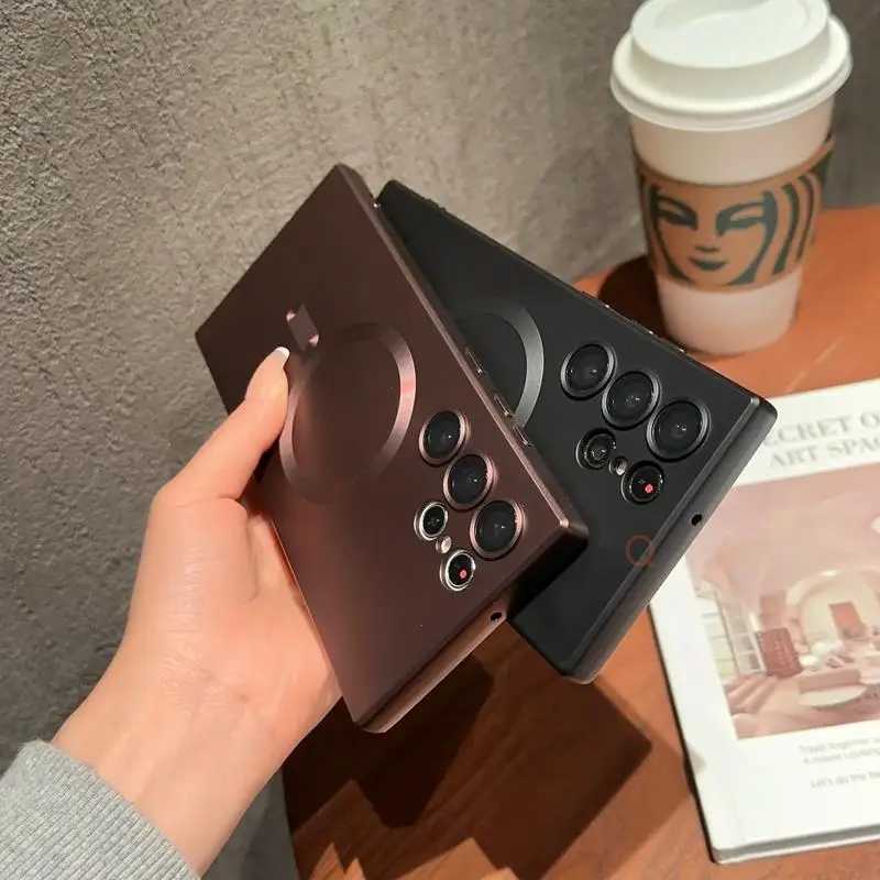 Designer Phone Case For Galaxy S22 S23 Ultra S21 Plus S20 Fe 5G Note 20 10 magnetic wireless charging case for silicone cover S20fe M241209