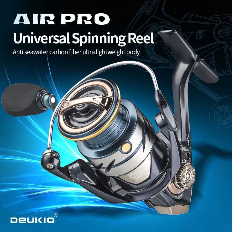 DKIO 2024 Fishing Reel 5.2 1 MAX Drag Power 18lbs Aluminum Spool Fish Alarm Spinning Reel for Saltwater FreshwaterXJ241209