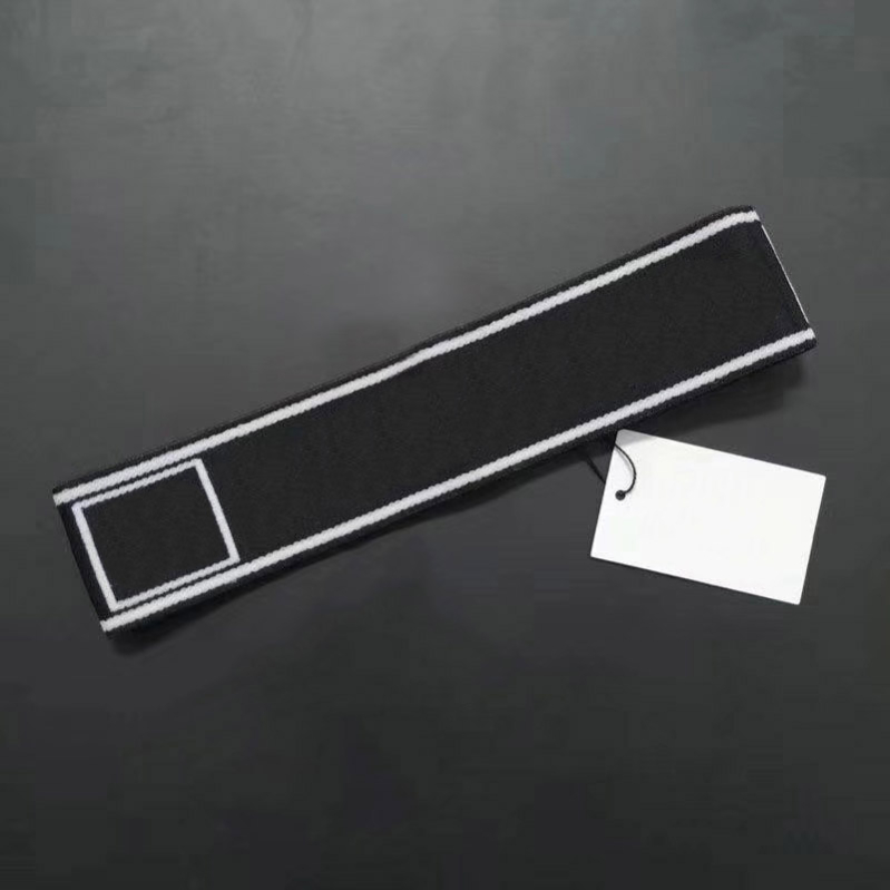 20Styles Women Black Headband Scarf Letter Printing Elastic Headbands Hair Bands Headwraps for Men and Women Classic Design Best Quality Hair accessories