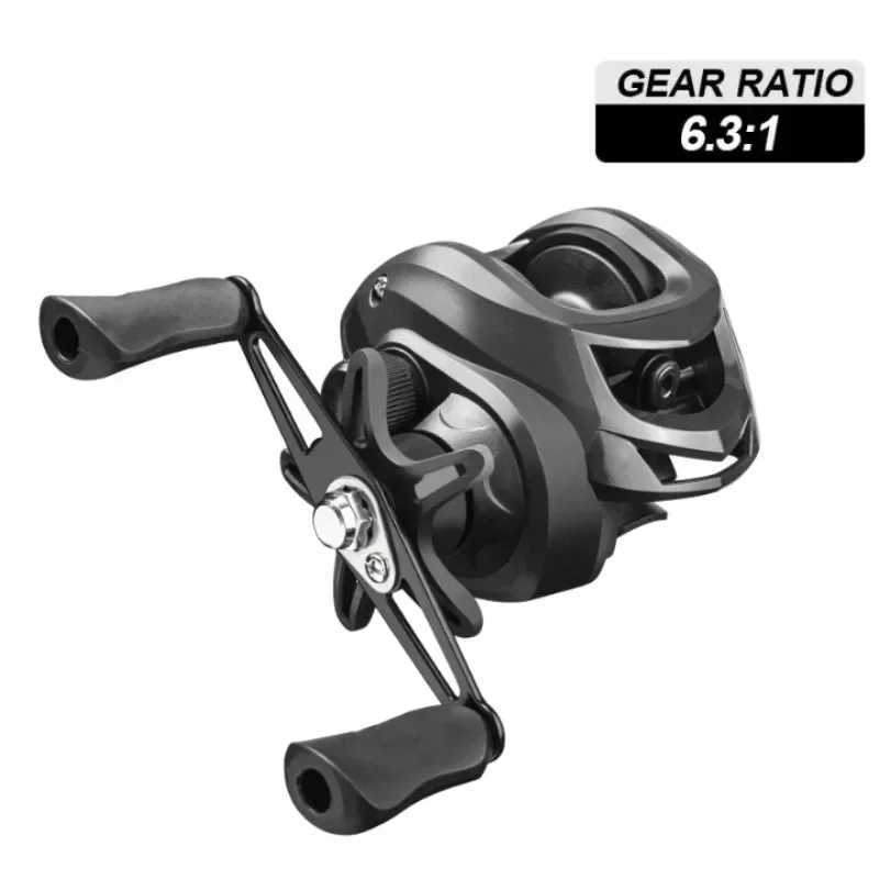 Ultra Light Baitcasting Fishing Reel with Max Drag of 8kg - Ideal for Bass and Pike Fishing TackXJ241209