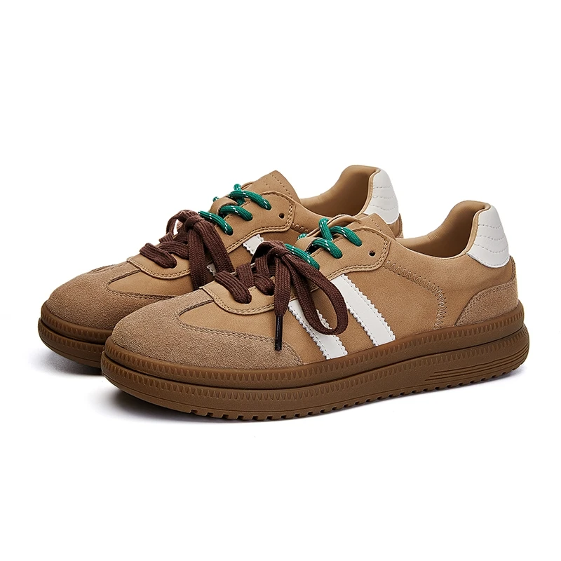 Women's German Training Shoes Non-slip Flat Sneakers Shoes Women's Color Matching Comfortable Student Shoes for Female