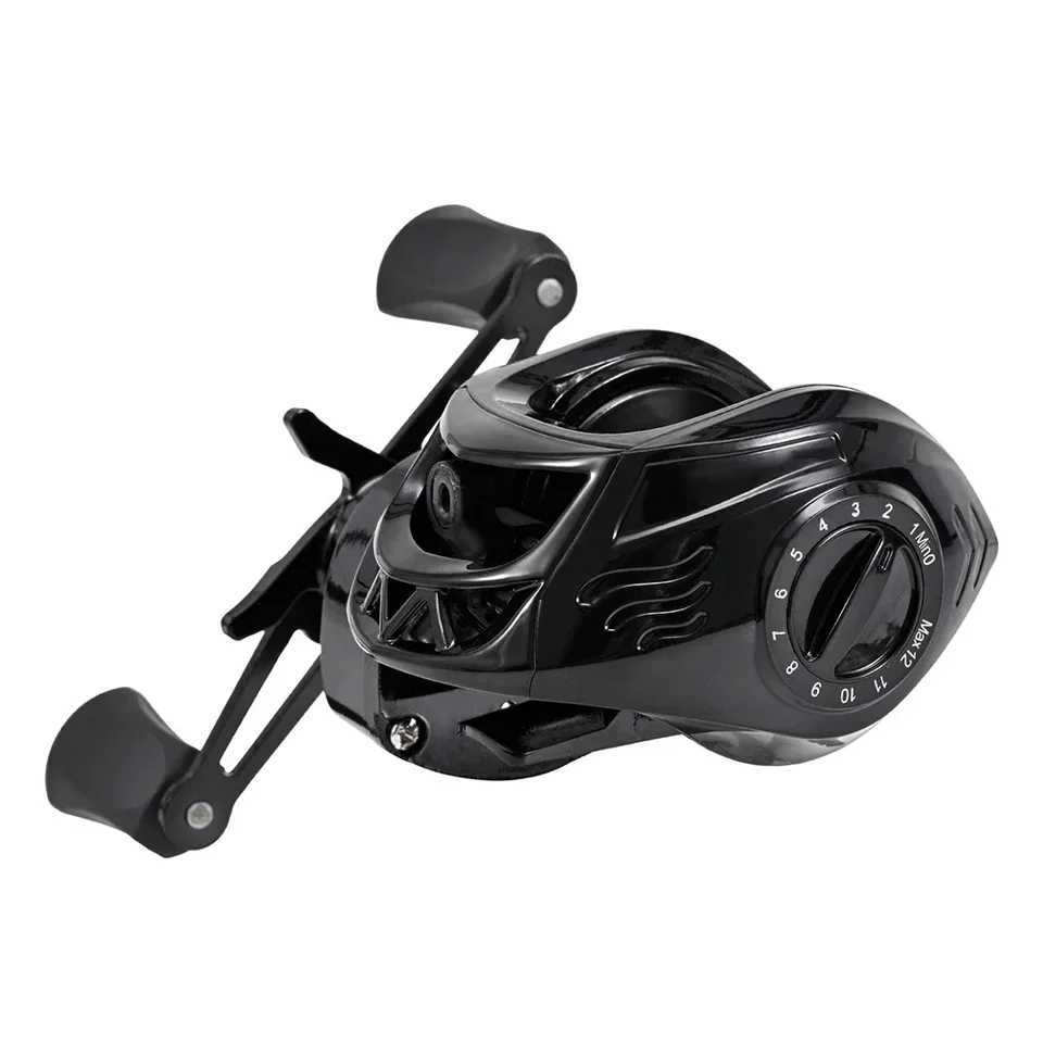 1pc Baitcasting Fishing Reel 7.2/1 Gear Ratio 12LB Max Drag For Saltwater Freshwater 126*100mm Fishing Tool PartsXJ241209