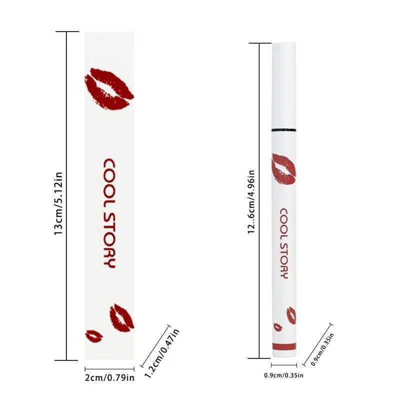 Liquid Lipliner Pencil Matte Soft Lip Liner Stick Long Lasting Lips Cosmetic Tools Quick Drying Smudge Proof Natural LipstickXJ241209