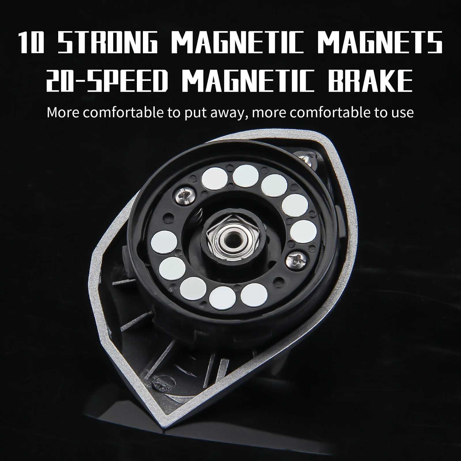 HAUT TON Silver Wings Baitcasting Reel 7.2 1 Gear Ratio Smooth 22 Lbs Drag Syst Stainss13BB Ideal for Freshwater SaltwaterXJ241209