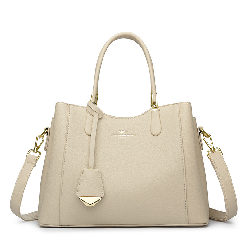 Bag, female mother designer's new wedding bag, atmospheric single shoulder large capacity handbag, middle-aged women's bag