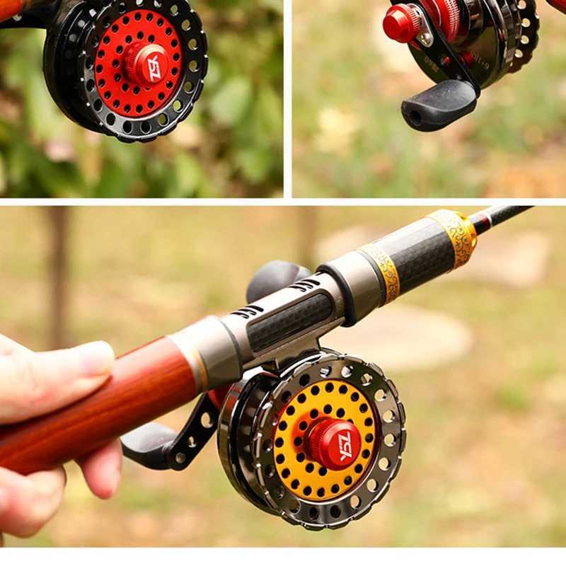 Full metal Fly Fishing Reel Ice fishing reel Micro ad brake 6+1BB fish line wheel 6+1BB Baitcasting reel YUYUXJ241209