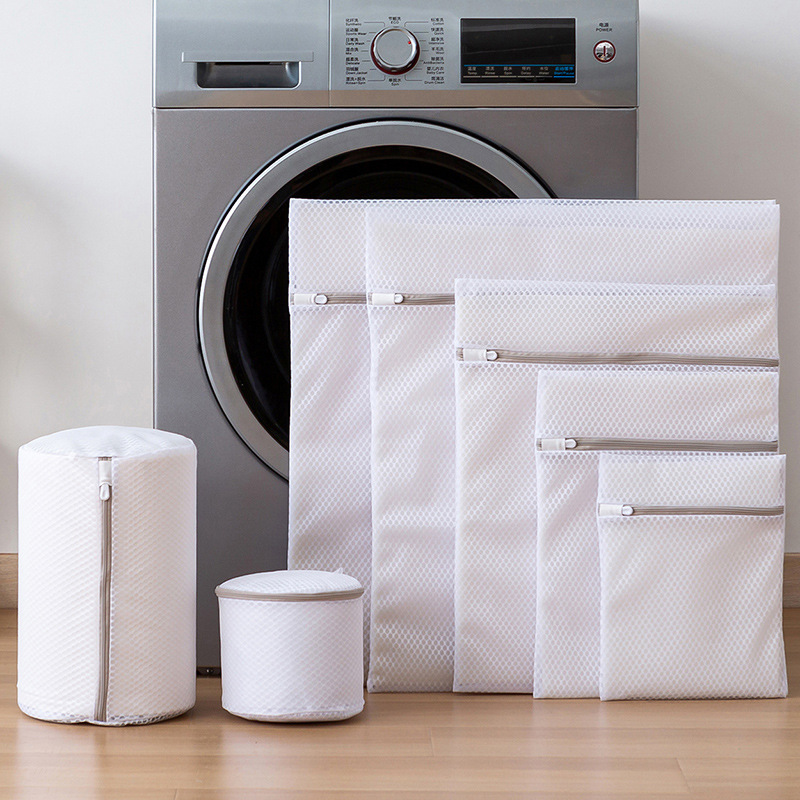 Thickened honeycomb mesh laundry bag special anti deformation polyester mesh cloth for washing machine washing and protection bag bra bag underwear me