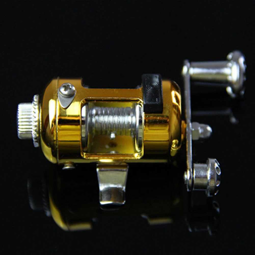 Fishing Reel 2.1 1 Gear Ratio Adjustab Brake Force Ice Fishing Drum Reel High Strength Plastic Baitcasting Reel Fishing TackXJ241209