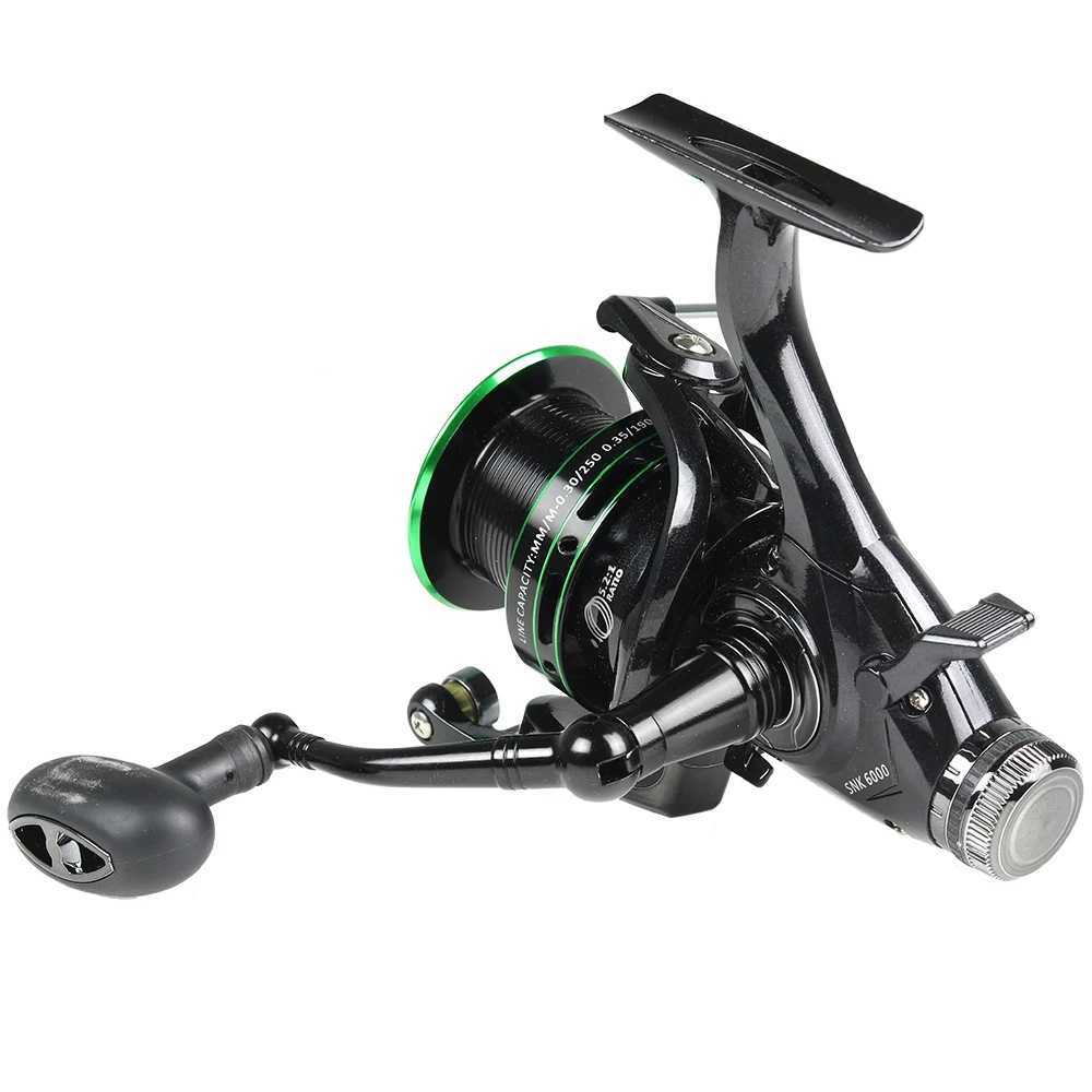 AWA 3000 6000 Doub Brake Design Fishing Reel Super Strong Carp Fishing Feeder Spinning Reel Spinning wheel fishing wheelXJ241209