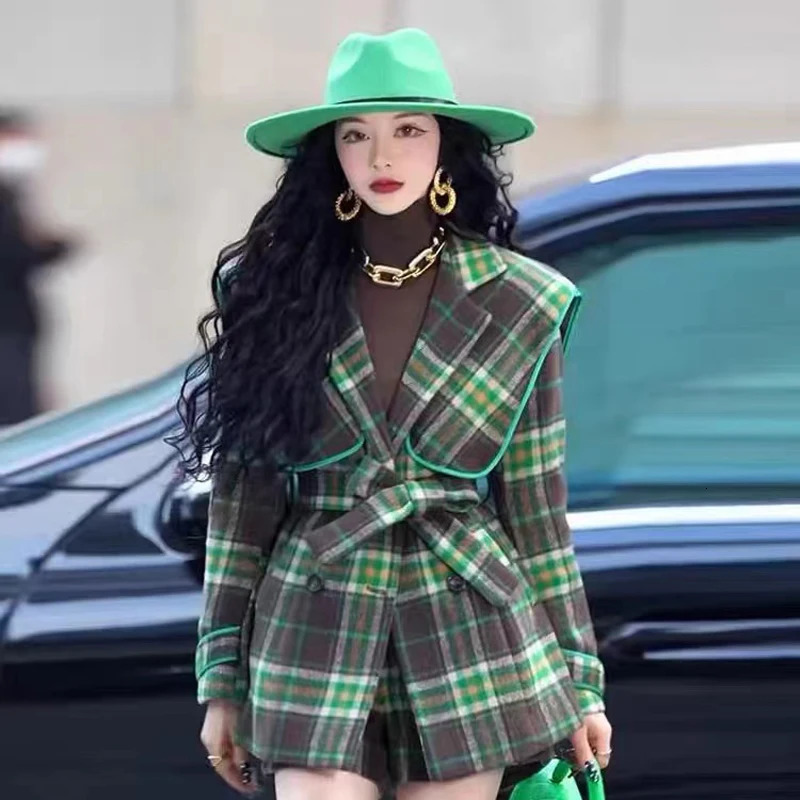 9.5cm wide Brim Fedora hat brown waistband autumn winter womens party top hat mens jazz retro denim felt hat Panama sun hat 241205