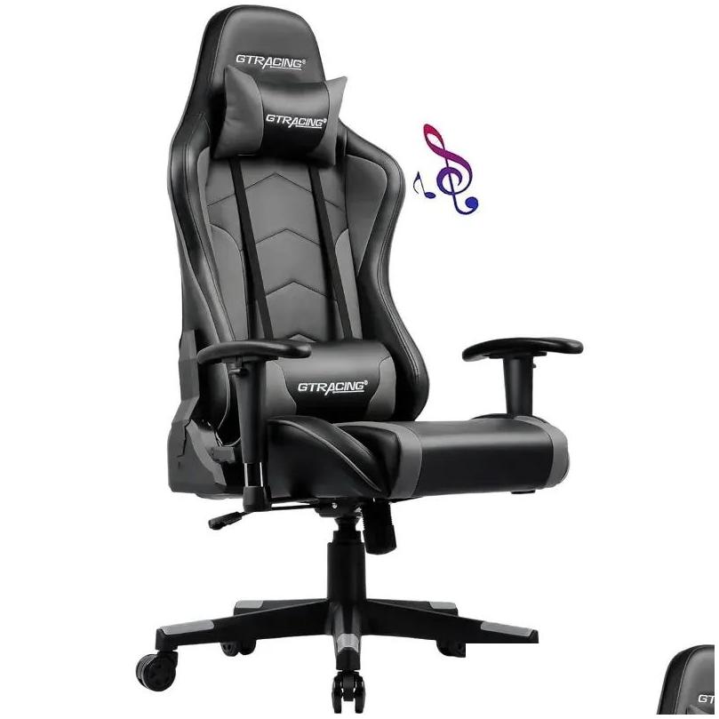 Other Design Multifunctional Gaming Chair Bluetooth Music Video Audio Ergonomic Heavyduty Office Computer Desk And Gt890M With Otmib
