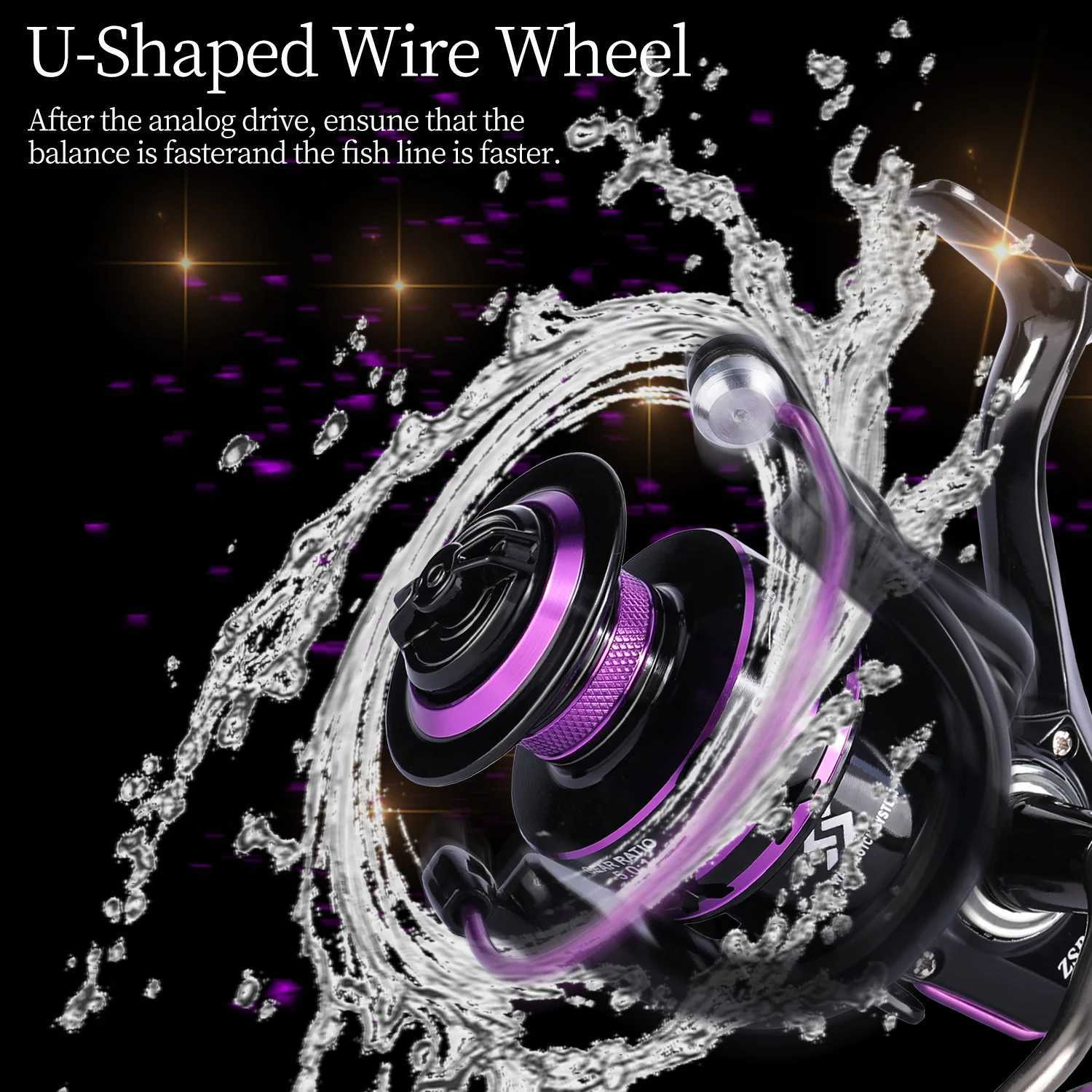 Sougayilang New 5.0 1 Spinning Reel Max Drag 10Kg Carp Fishing Reels 2000-5000 Aluminium Spool Spinning Saltwater Wheel PescaXJ241209