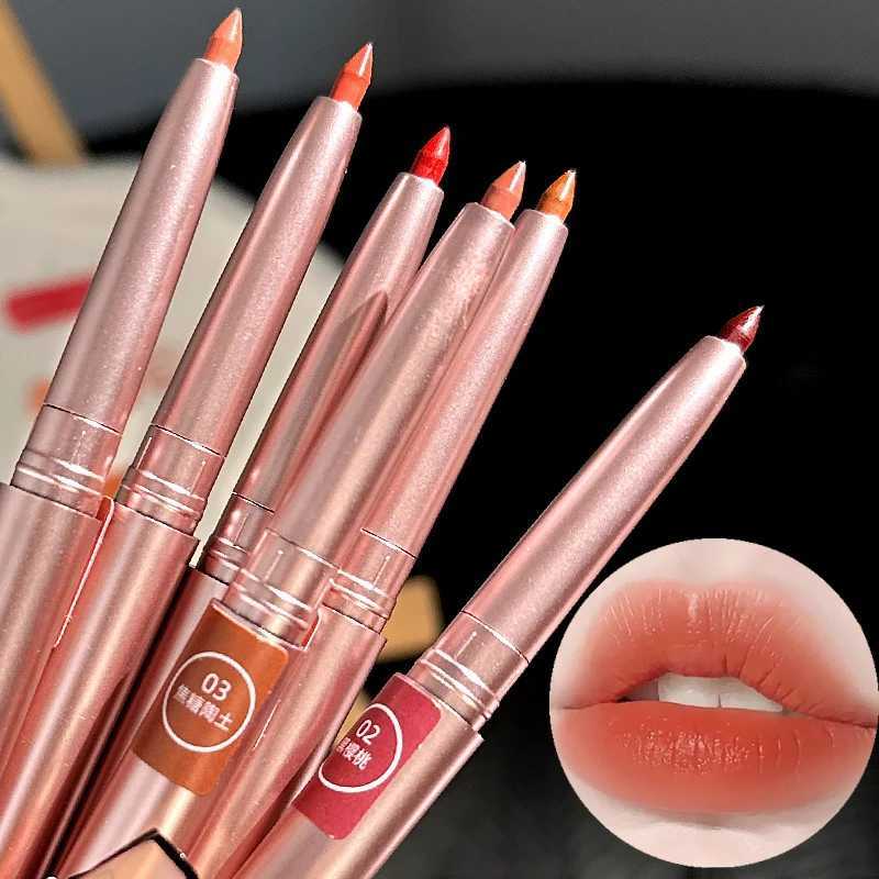 Matte Velvet Lip Liner Pencil Waterproof Long Lasting Lipsticks Red Contour Tint Lip Stick Natural Nude Blush Cosmetics MakeupXJ241209