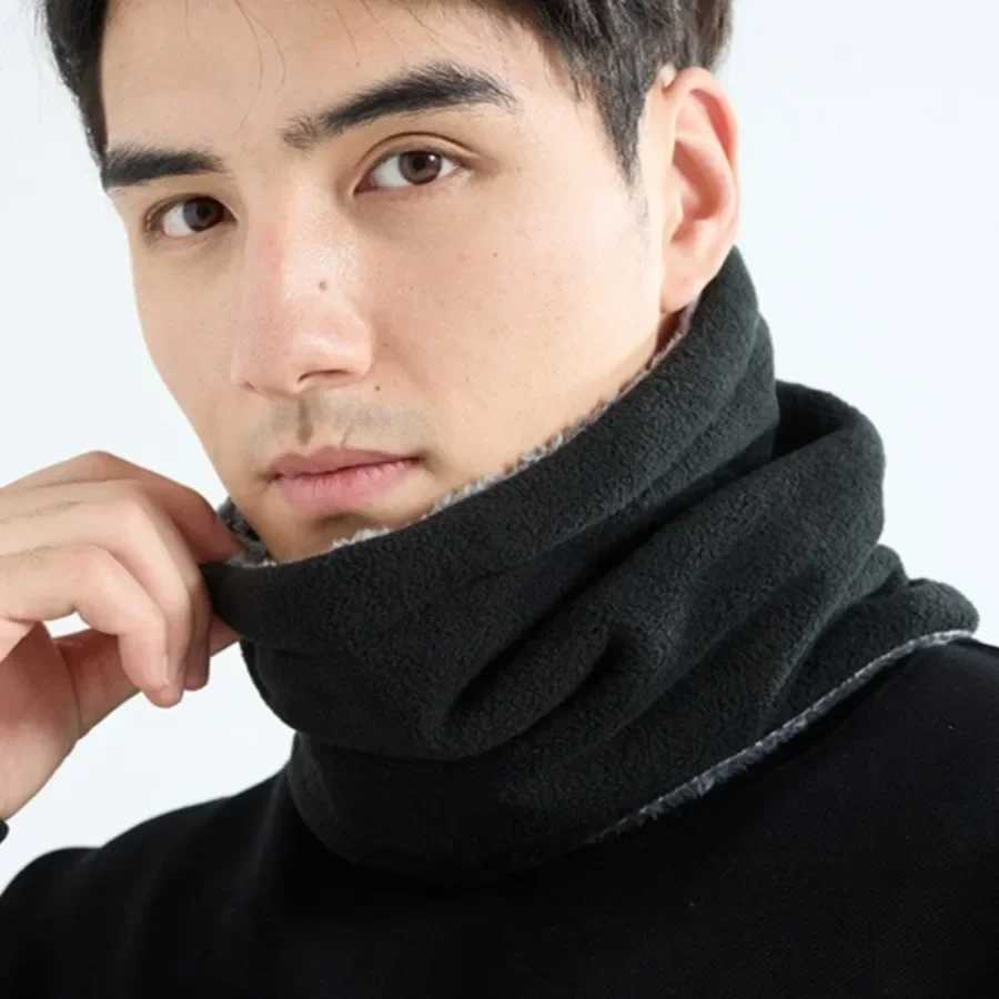 3pcsWinter Outdoor Motorcycle Face Mask Cycling Neck Cover Men Women Solid Color Neck Protection Scarf Motorcycle AccessoriesXJ241209