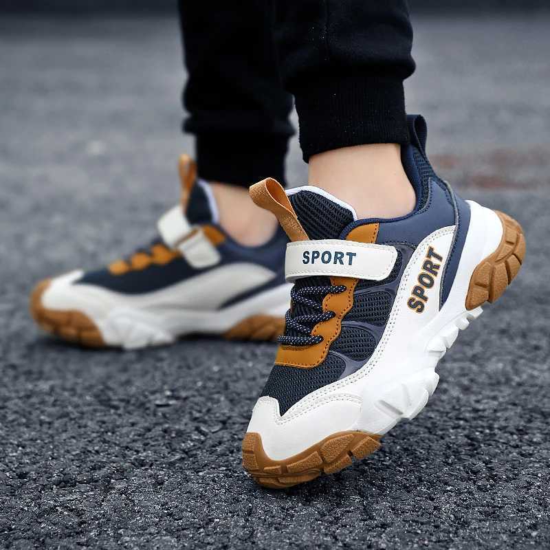 2024 childrens sports shoes 6 to 8 years old anti slip sports shoes 10 to 14 years old fashionable casual school shoes 7 years old spring X2503221