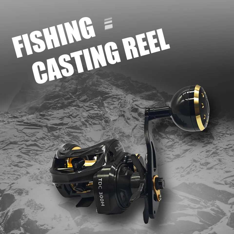 TDC Baitcasting ReelsAluminum Baitcaster Reel16KG Max Drag Fishing ReelHigh SpeedFreshwater and Saltwater Doub Hand ReelXJ241209