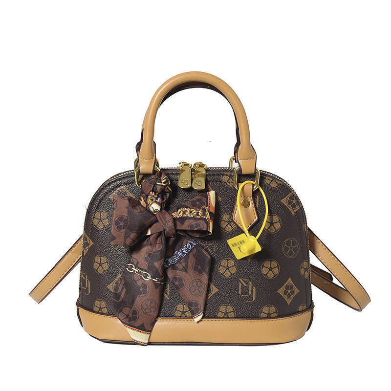 High end shell women's bag, light luxury and western-style versatile handbag, single shoulder crossbody bag