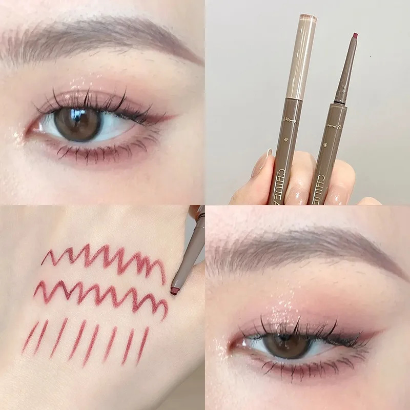 Waterproof Eyeliner Gel Pencil Soft Smooth High Pigment Professional Silky Matte Blue Eyelid Liner Lasting Makeup Tool Cosmetics 241209