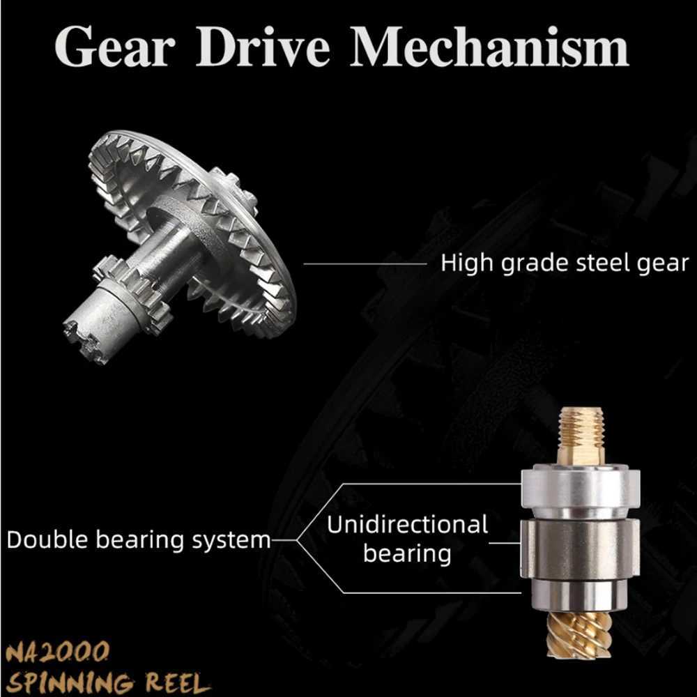 ST 1000 2000 3000 Spinning Fishing Reel Hot Sa 8KG Max Drag Power Fishing Reel Bass Pike Fishing Line SpoolXJ241209