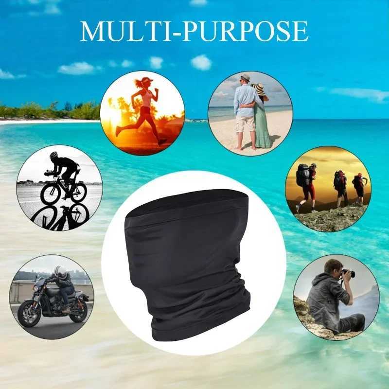 3pcsCamouflage Bandana UV400 Ice Silk Half Face Mask Cycling MotorcycleFishing Magic Scarf Outdoor Sports Face Cover HeadbandXJ241209