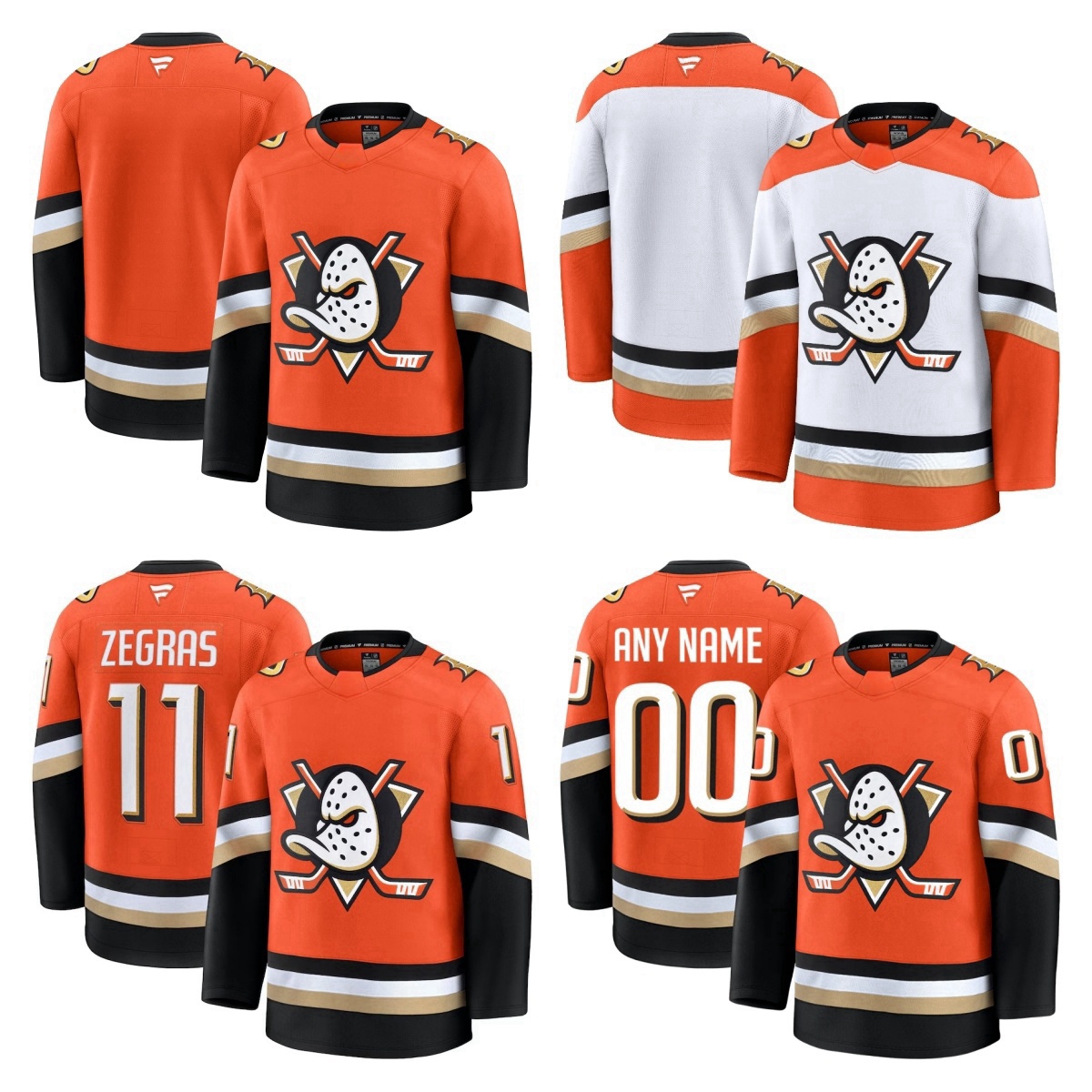 Anaheim Duck Hockey Jersey Troy Terry Ryan Strome Frank Vatrano Leo Carlsson Cutter Gauthier Alex Killorn Olen Zellweger Mason McTavish Trevor Zegras