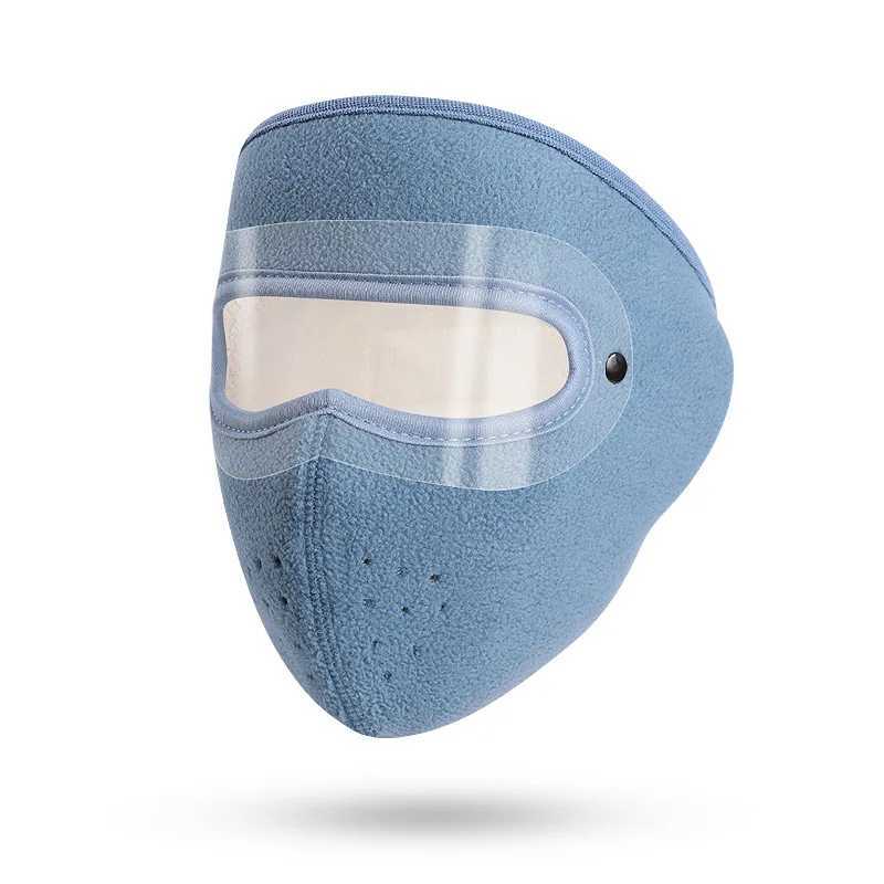 3pcsUnisex Winter Warm Mask Face Shield Cycling Caps for Outdoor Fishing Breathable Mask with HD Anti-fog Goggles Fleece Warm ScarfXJ241209