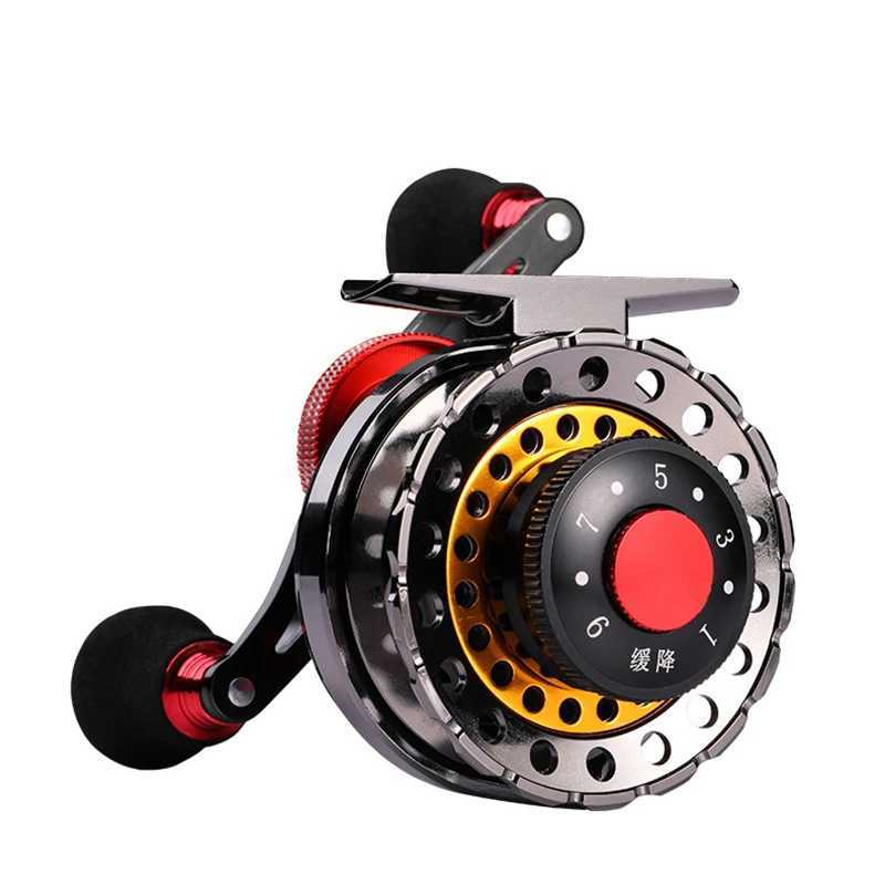 Full metal Fly Fishing Reel Ice fishing reel Micro ad brake 6+1BB fish line wheel 6+1BB Baitcasting reel YUYUXJ241209