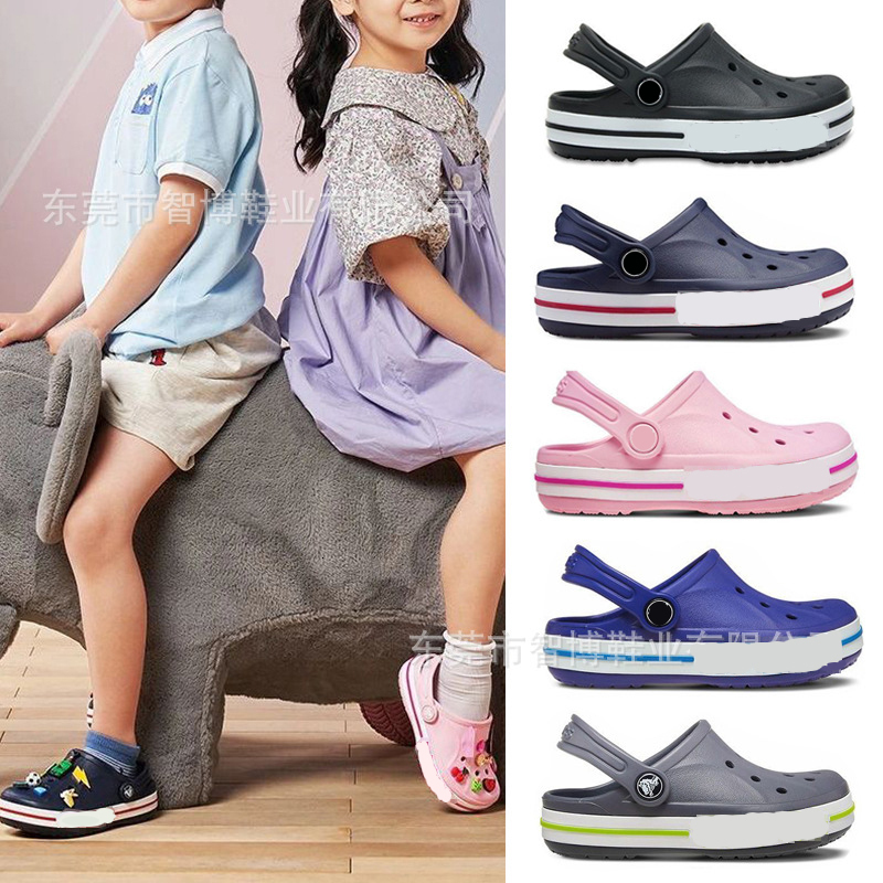 Children Flip Flop Slippers Designer Toddlers Kids Sandals Hole Slipper Clog Boys Girls Beach Shoes Infants Baby Casual Summer Youth Slides Light Shoes