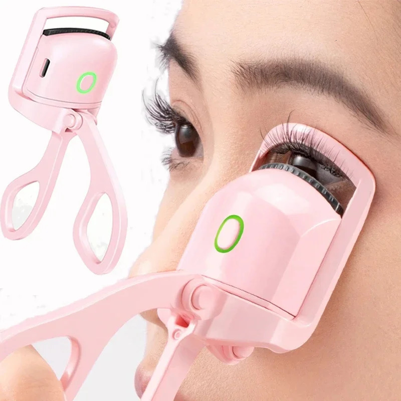 Electric Heated Eyelash Curler emperature Control Charging Durable Curling And Shaping Not Hurting Long Eyelashes Makeup Tools 241209