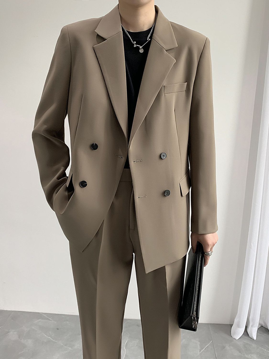 H536 Casual suit jacket men's spring and autumn uniform tops