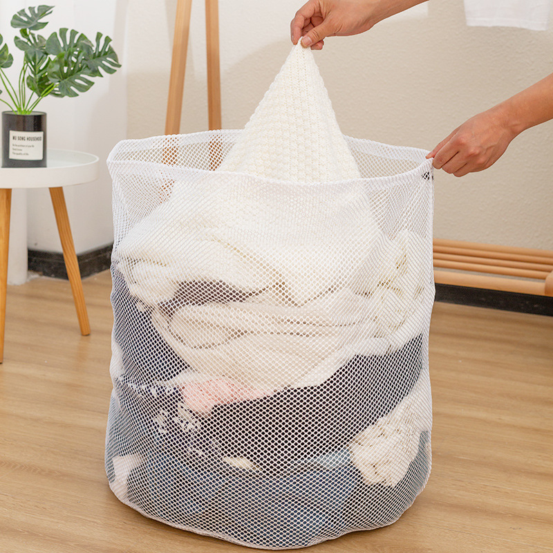 Household drawstring laundry bag specially designed for washing machines with anti deformation thickened oversized mesh bag underwear bra protection w