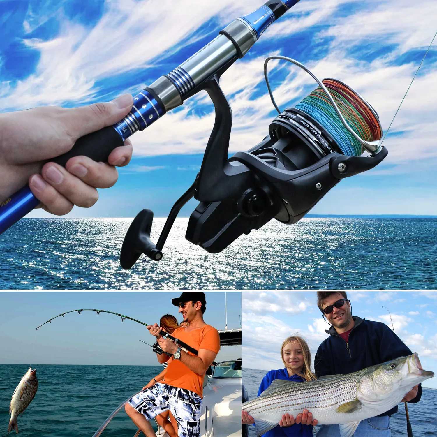 Sougayilang 14BB Metal Spinning Fishing Reel Max Drag 15kg 4.1 1 High Speed Caon Fiber Drag Syst Reel Carp Fishing TackXJ241209