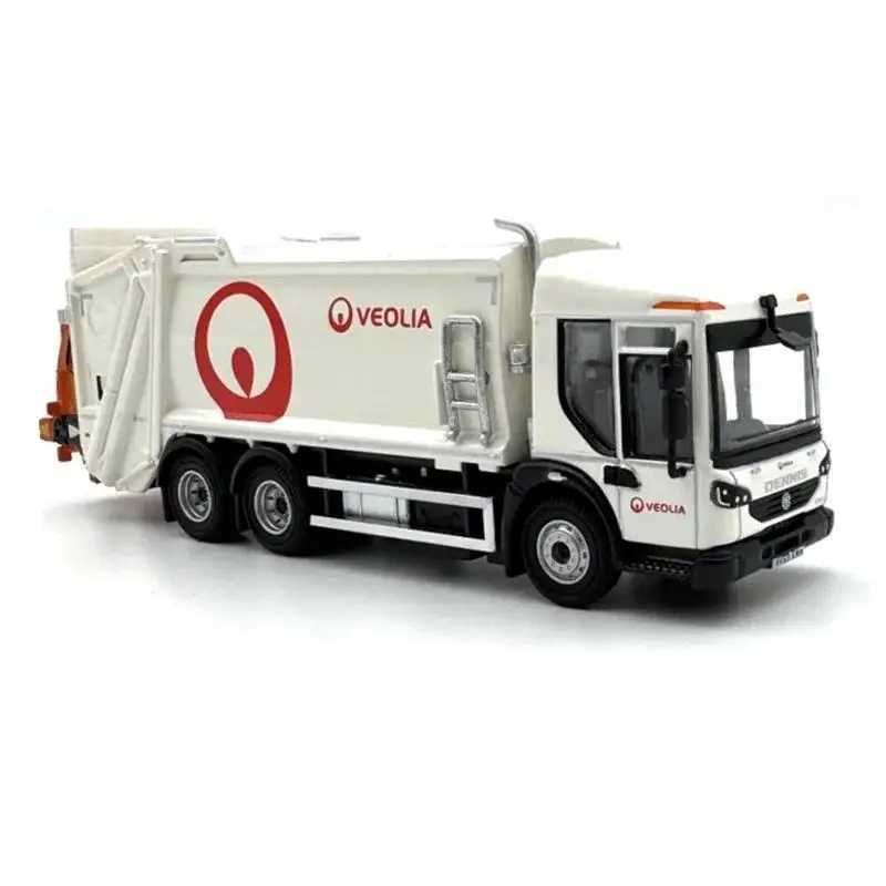 Oxford Die Casting 1 76 Proportion Alloy Dennis Garbage Collection Truck Model Finished Product Simulation Model Gift Display X241209