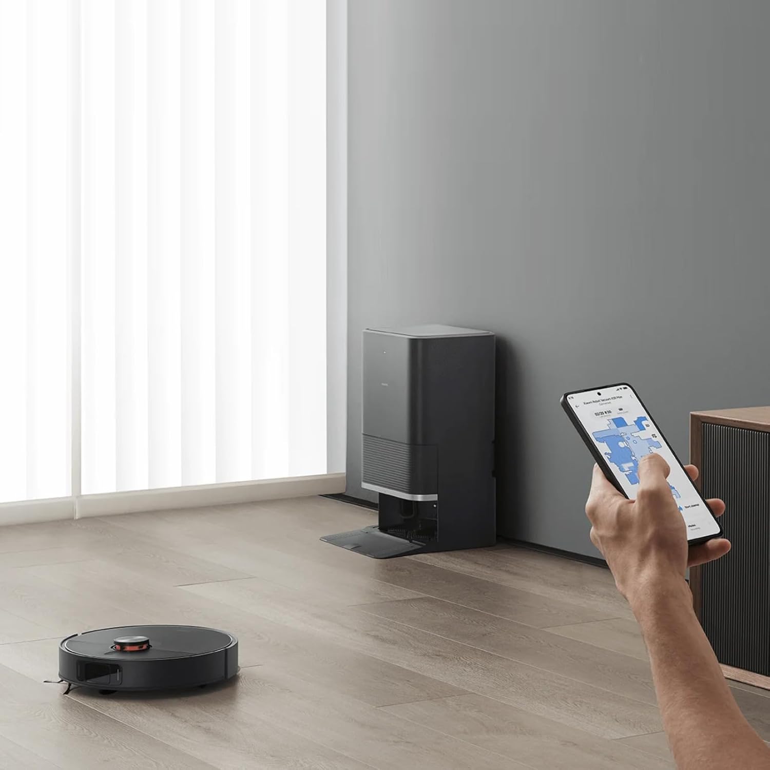 Global Version Xiaomi Robot Vacuum X20 Max Vacuum Cleaner with Wiping Function & All-in-One Station (8000Pa Suction Power;120 Min Battery Life; Auto; 
