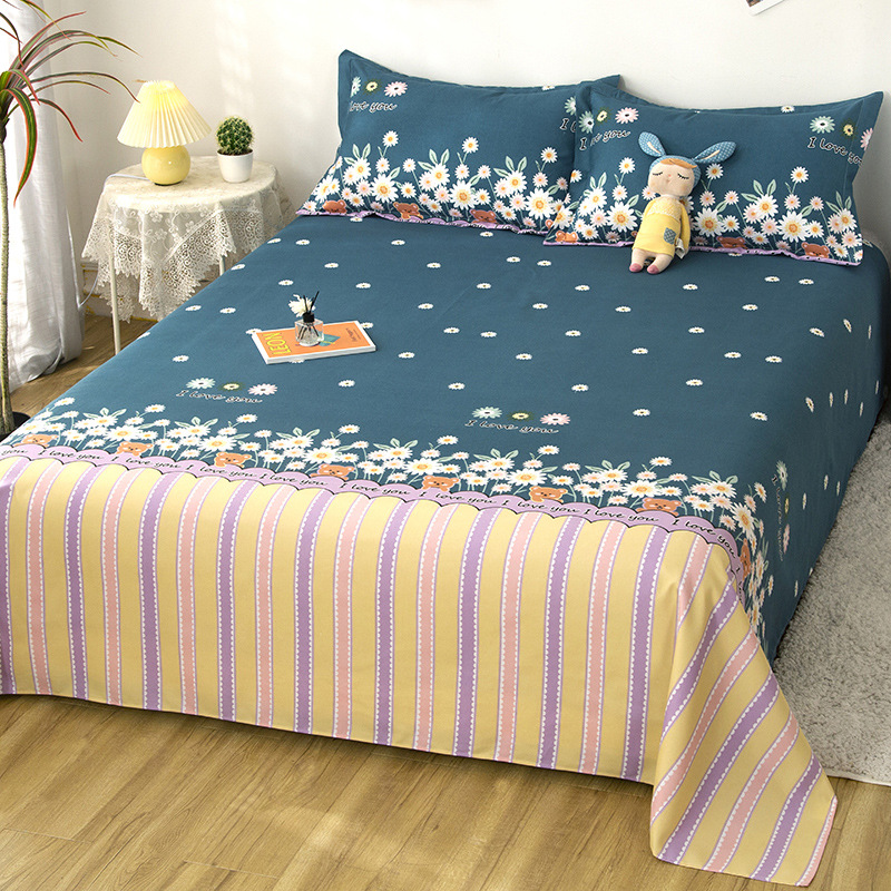 Thickened Encryption Small Fresh Duvet Cover Non-pure Cotton Cotton Bedding