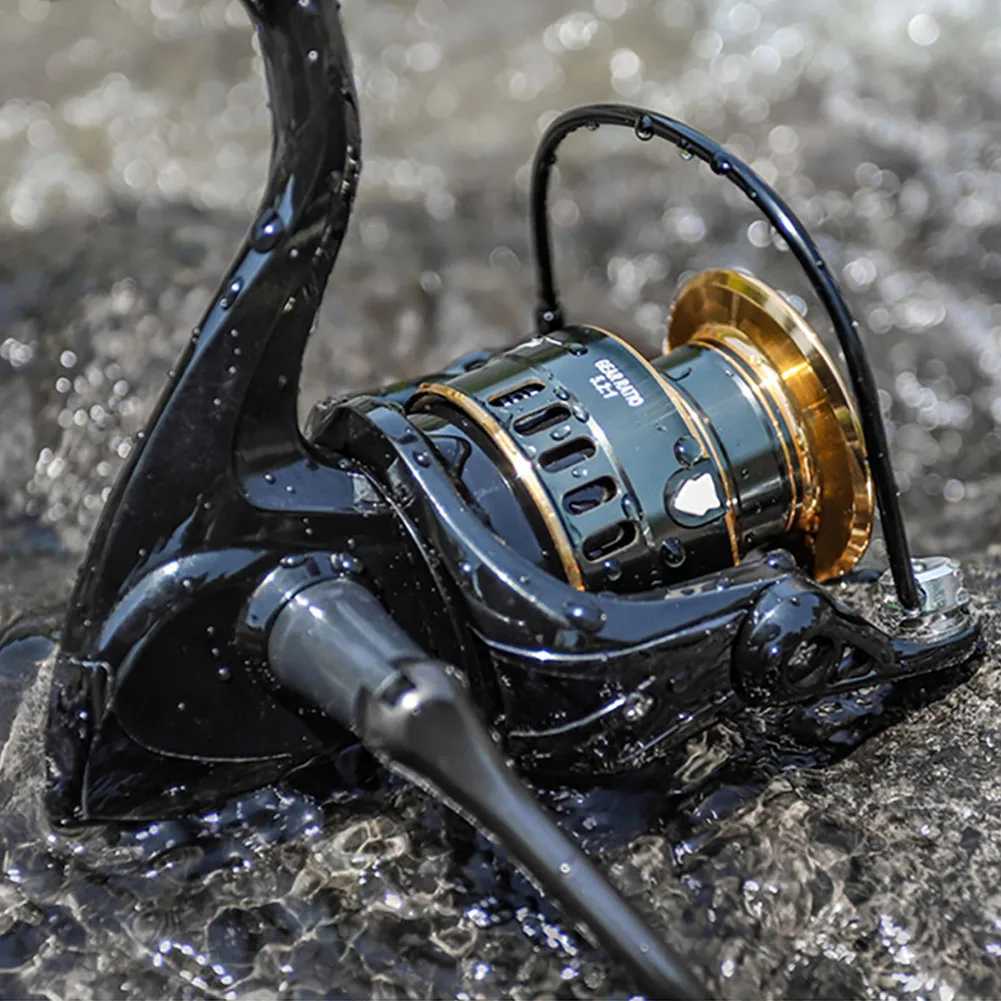 He500-7000 Full Metal Fishing Reel Powerful Ultra-smooth Long Casting Spinning Fishing Reel Fishing Gear Drop ship WhosaXJ241209