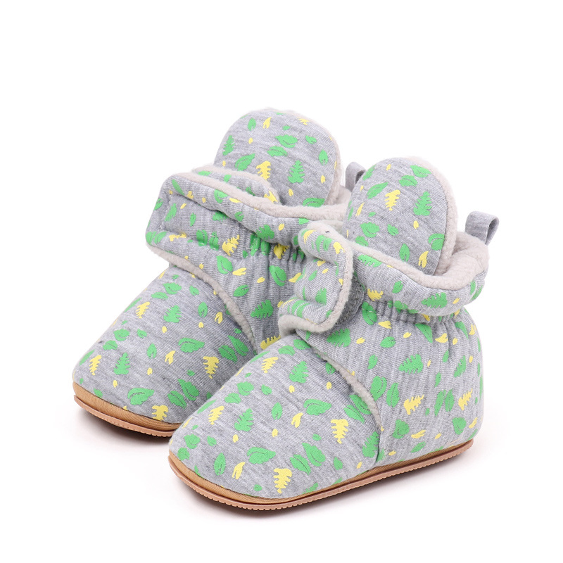 Infant Winter Newborn Baby Socks Shoes Littlesprouts Boy Girl Toddler First Walkers Booties Cotton Comfort Soft Anti-slip Warm Crib Shoes