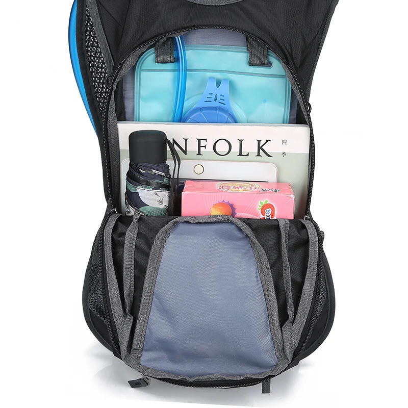 15L Outdoor Sport Cycling Climbing Water Bag Hydration Backpack UltraLight Rucksack Hiking Bike Riding Pack Bladder Knapsack 241209