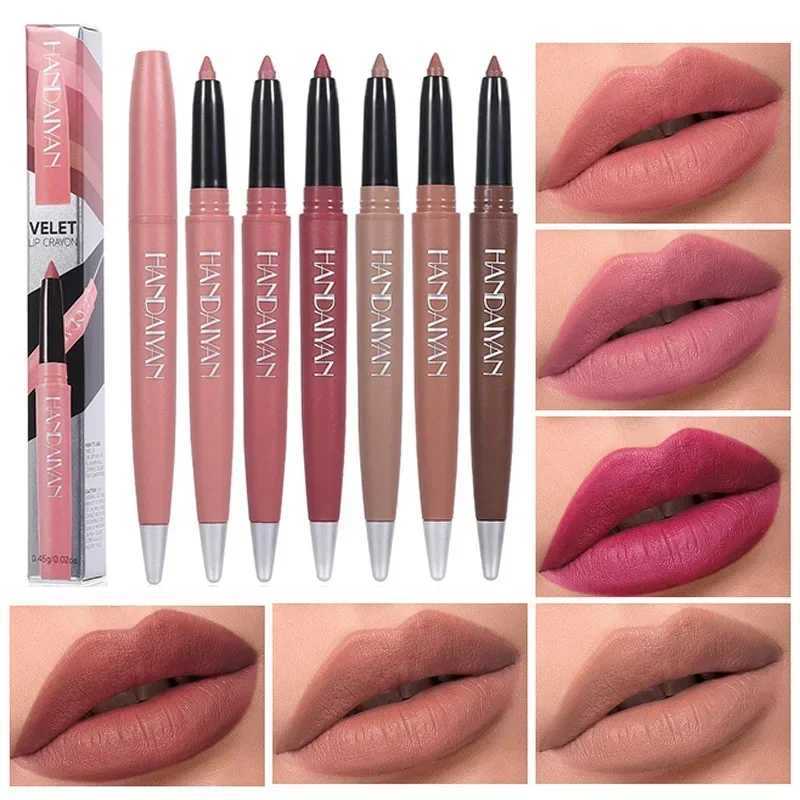 6 Color Lip Liner Pencil Long-lasting Waterproof Matte Lip Pen Natural High Pigmented Lipstick Pencil Lip Contouring CosmeticXJ241209
