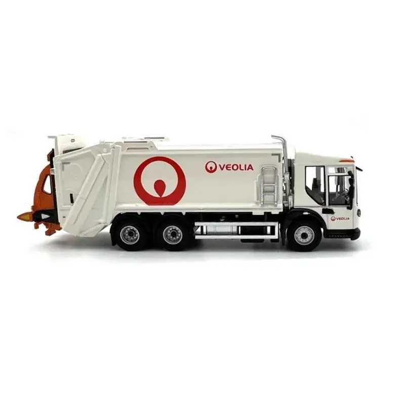 Oxford Die Casting 1 76 Proportion Alloy Dennis Garbage Collection Truck Model Finished Product Simulation Model Gift Display X241209