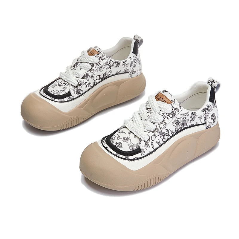 AIYUQI Women's Sneakers Autumn Retro Casual Women's Shoes Platform Comfortable Student Shoes for Women