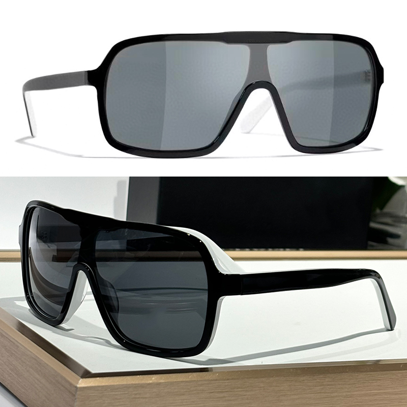 Designer Sunglasses Womens Acetate Fiber Black and white frame 9158 Mens pilot sunglasses Outdoor Fashion Goggles UV400 Glasses With box