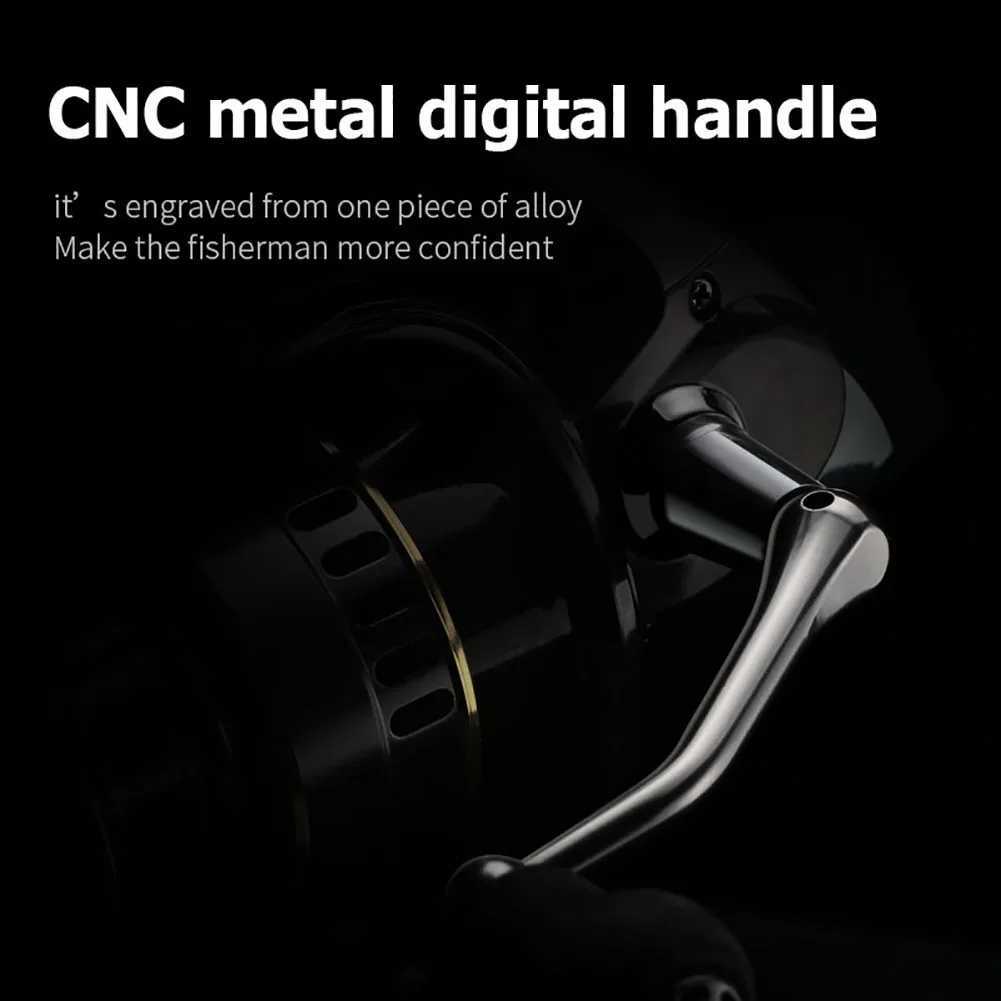 He500-7000 Full Metal Fishing Reel Powerful Ultra-smooth Long Casting Spinning Fishing Reel Fishing Gear Drop ship WhosaXJ241209