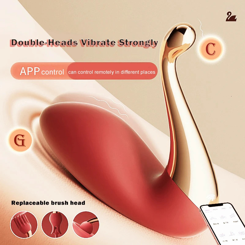 SUNFOO APP Wearable Vibrators Wireless Bluetooth APP Controlled Dildo Vibrating Egg G-Spot Massager Vaginal Stimulator Sex Toys 241209