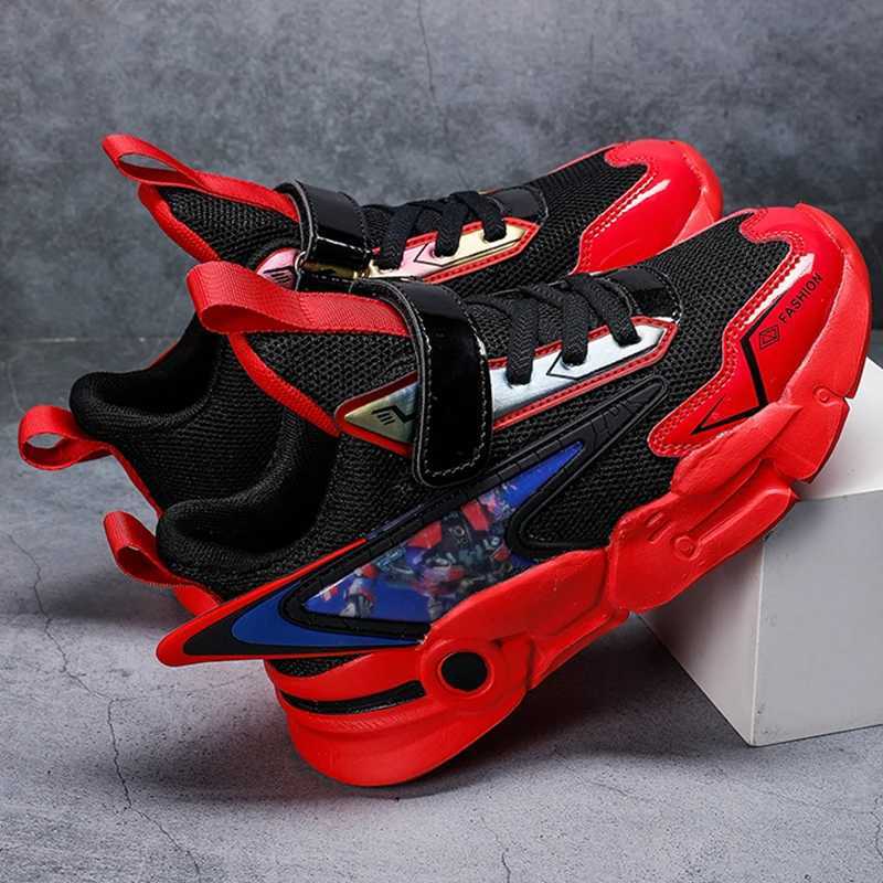 Childrens sports shoes lightweight mesh breathable running outdoor sports shoes suitable for childrens flat and comfortable walking tennis shoes X2412