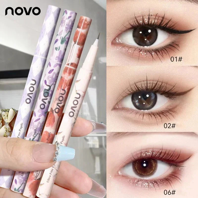 White Eyeliner Soft Gel White Eye liner Pencil Highly Pigmented Long Lasting Waterproof Eyeliner Pen Brightening Eye Makeup Tool 241209