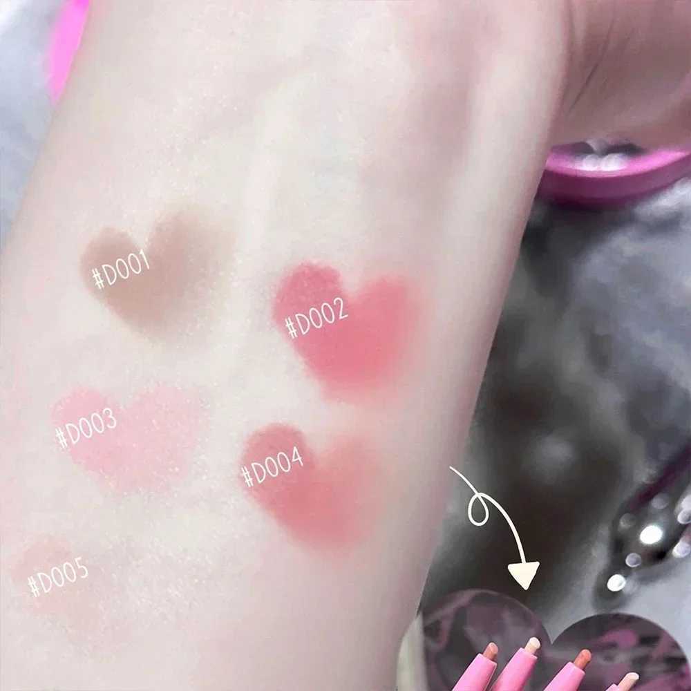 Lip Liner Pen Matte Lipstick Pen Silver Tube Waterproof Longlasting Lipstick Lip Contouring Non-stick Cup Lipliner Pencil MakeupXJ241209