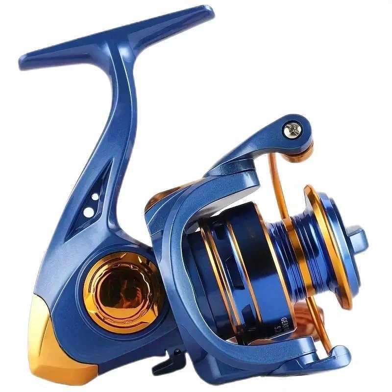 Spinning reel Spool BF1000-7000 5.2 1 Gear Ratio 22LB Max Drag CNC Metal Spool Spinning Fishing Reel For Freshwater SaltwaterXJ241209