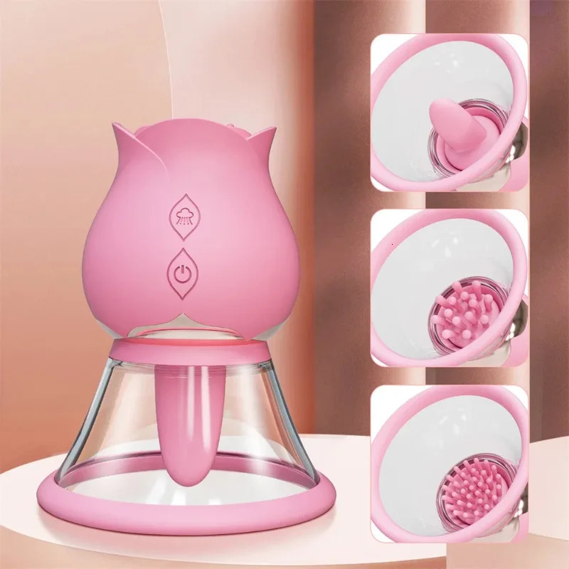 Clitoral Sucking Vibrator Adult Toys Licking Tongue Nipple Stimulator Vagina Massager Female Masturbation Sex Toy for Women 18 241209